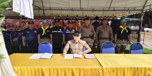 รอง ผบก.ภ.จว.นครราชสีมา ตรวจจุดบริการประชาชน